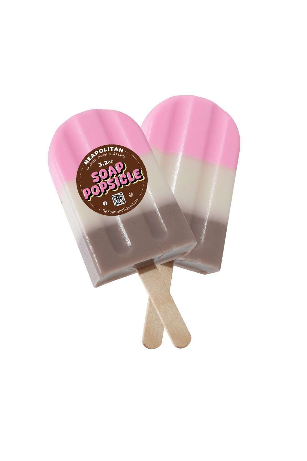 Popsicle Soap Neapolitan