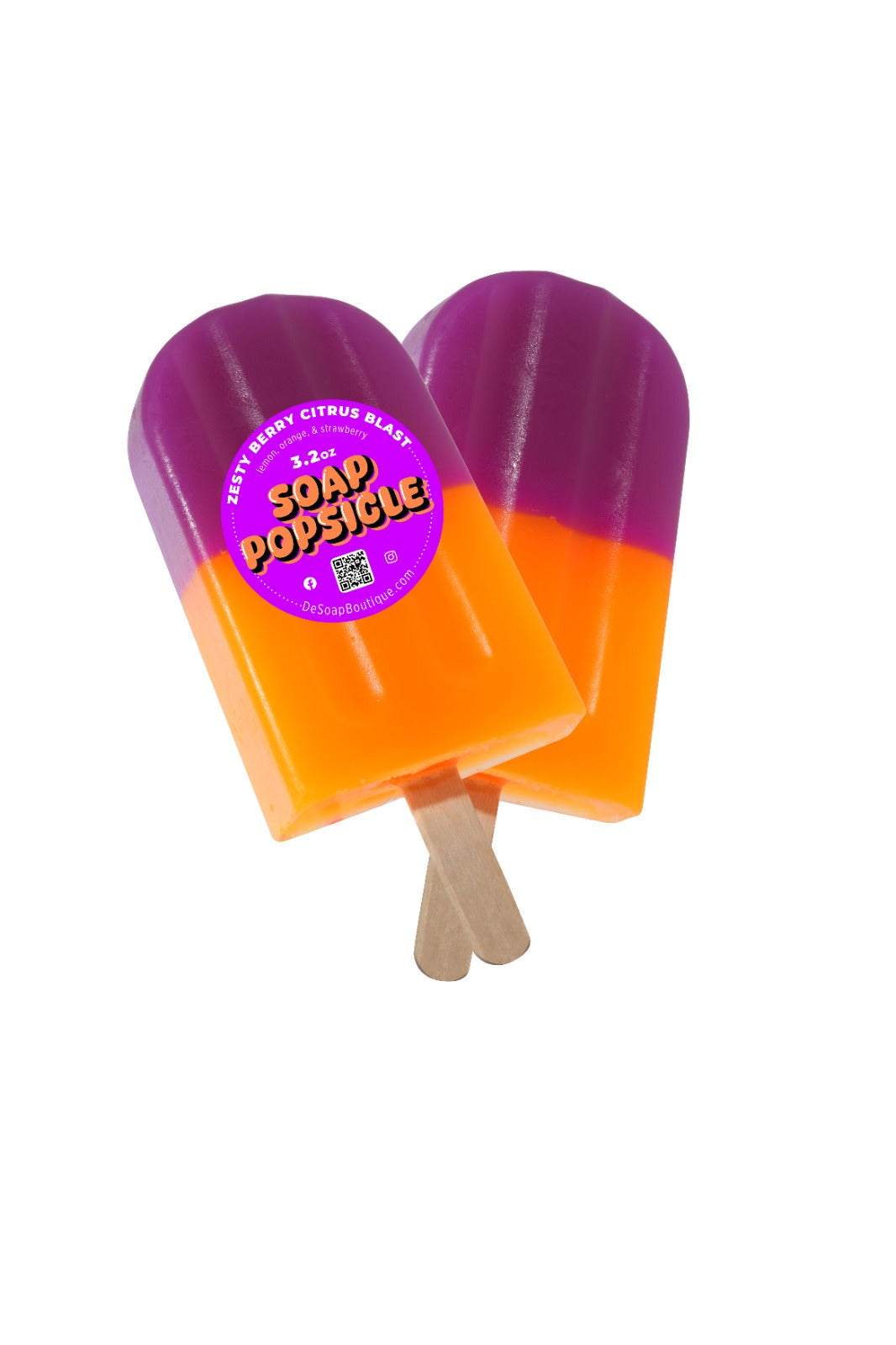 Popsicle Soap Zesty Berry Citrus Blast