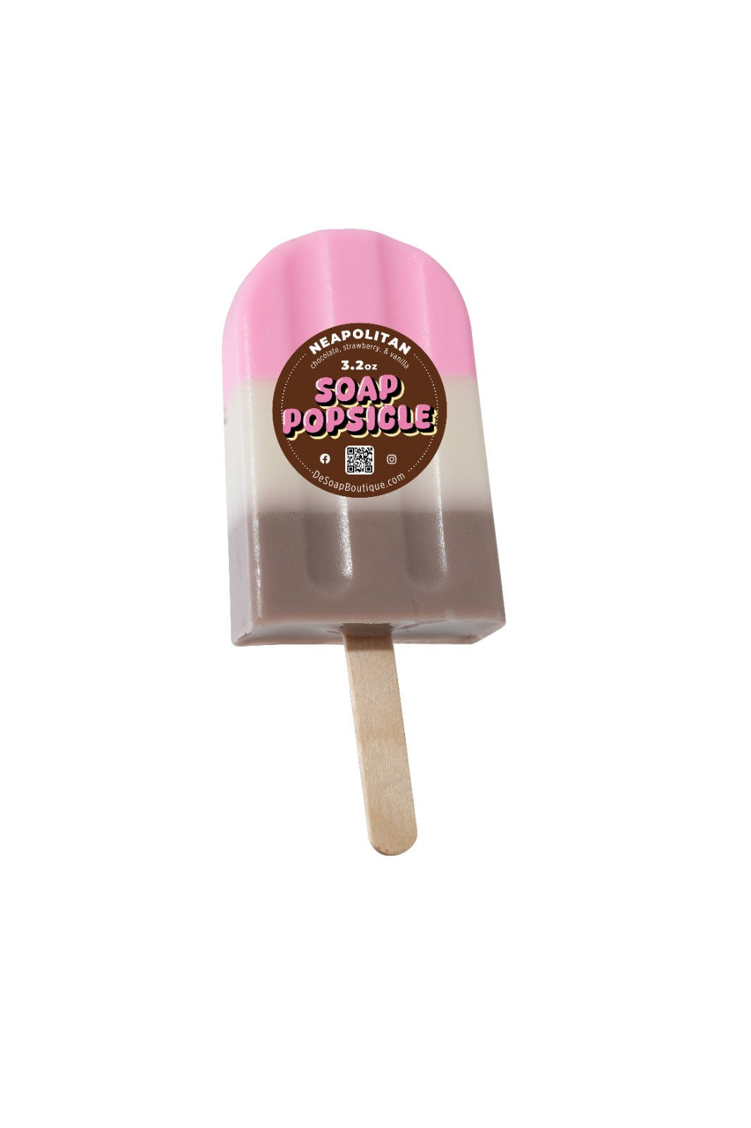 Popsicle Soap Neapolitan