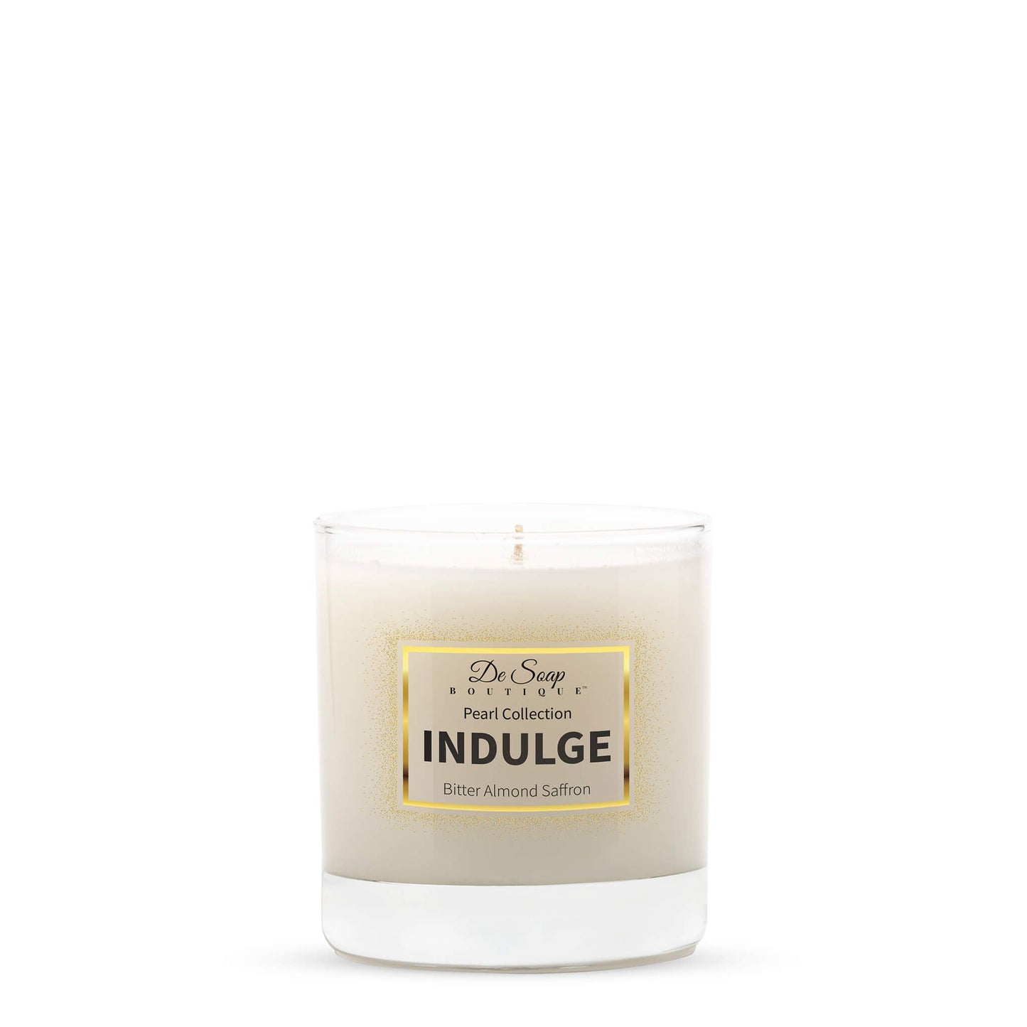 INDULGE Bitter Almond Saffron Candle